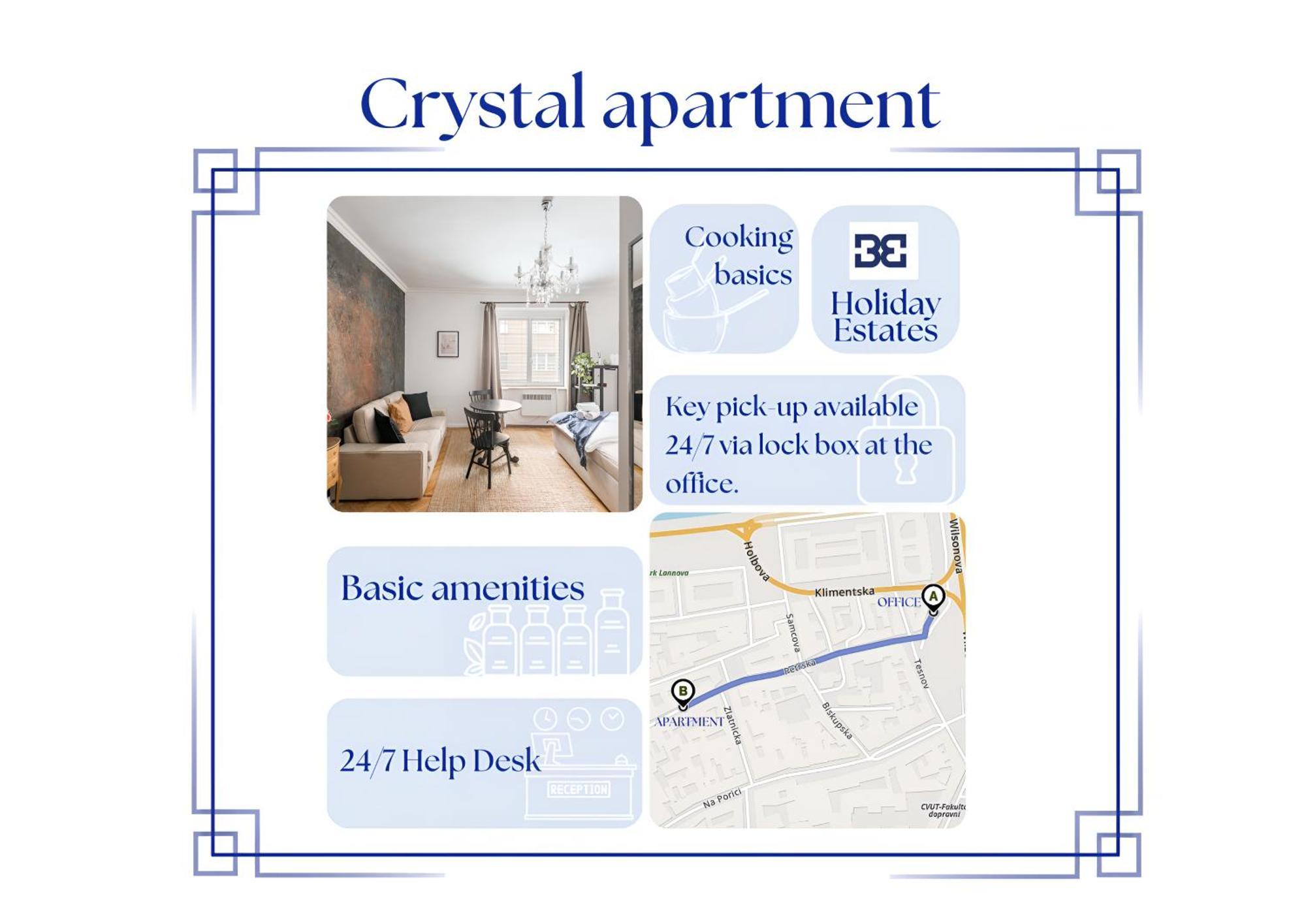 Crystal Apartment Прага Екстер'єр фото